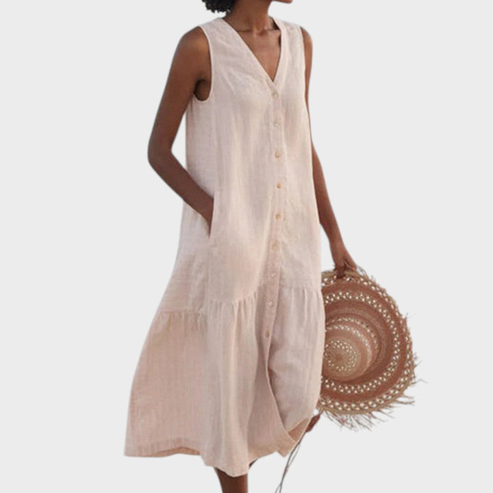 Vita - Elegantne ja mugav kleit V-kaelusega