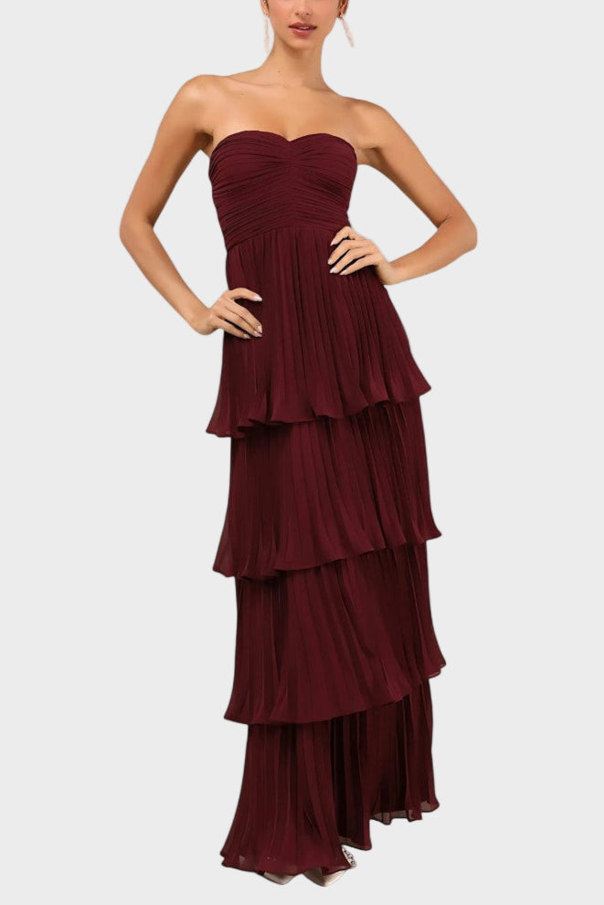 June - Dress with Ruffles and Without Bust Lace