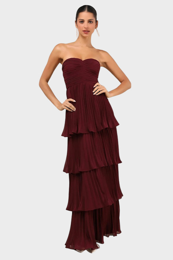 June - Dress with Ruffles and Without Bust Lace