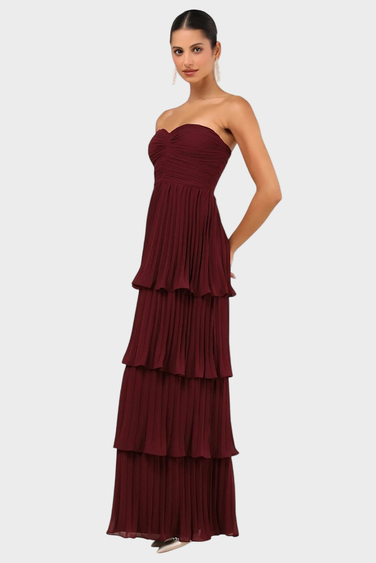 June - Dress with Ruffles and Without Bust Lace