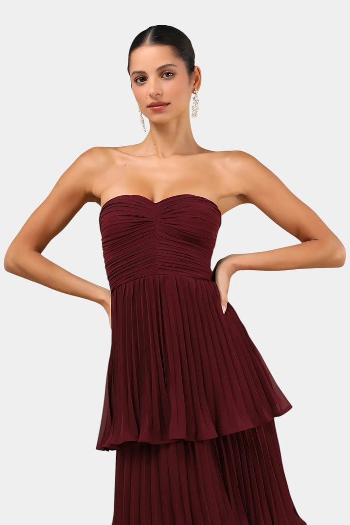 June - Dress with Ruffles and Without Bust Lace