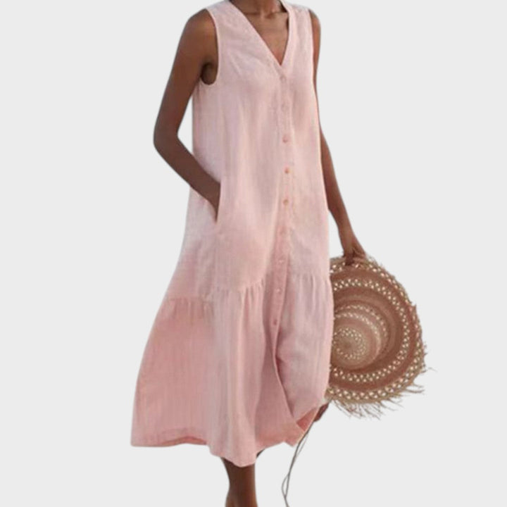 Vita - Elegantne ja mugav kleit V-kaelusega