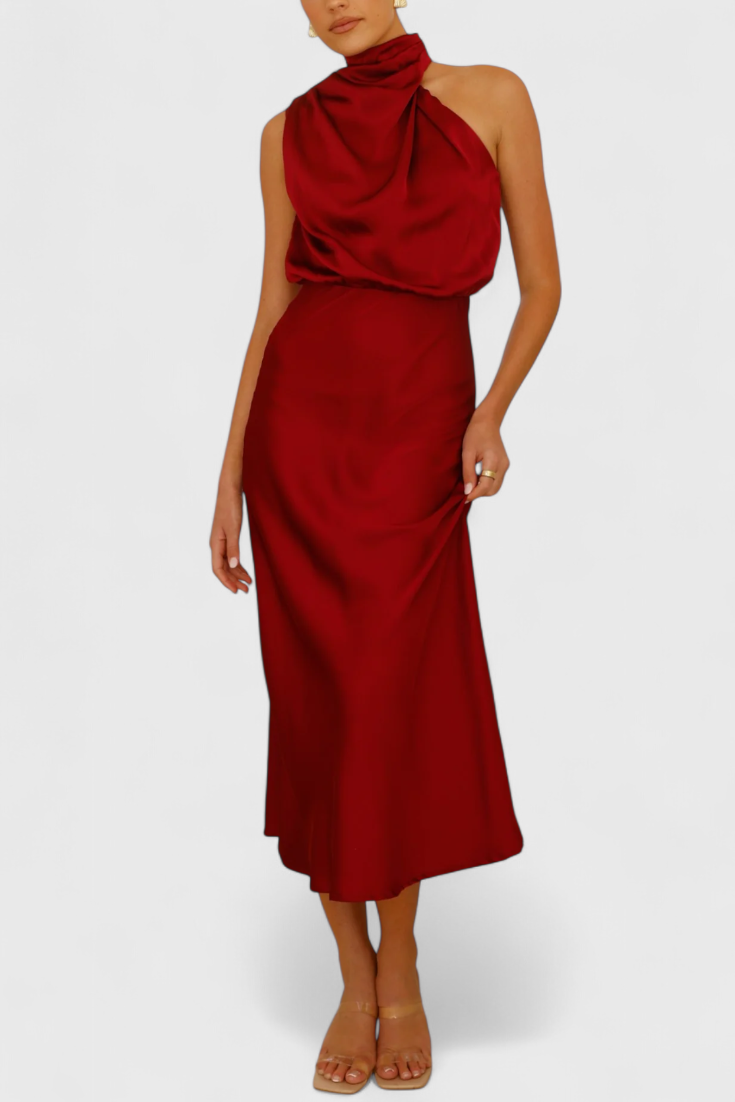 Rina - Elegant Clothing with Draped Collar