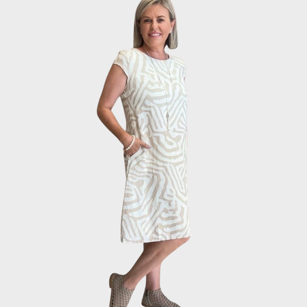 Dora - suvekleit ümmarguse kaelusega