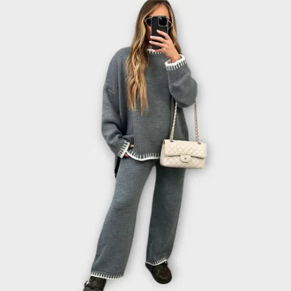 Isabel Kaheosaline Kootud Pullover: Elegantne ja Mugav