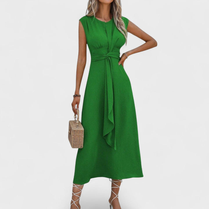 Andrea - elegantne maksimekko varrukateta ringikujulise kaelusega