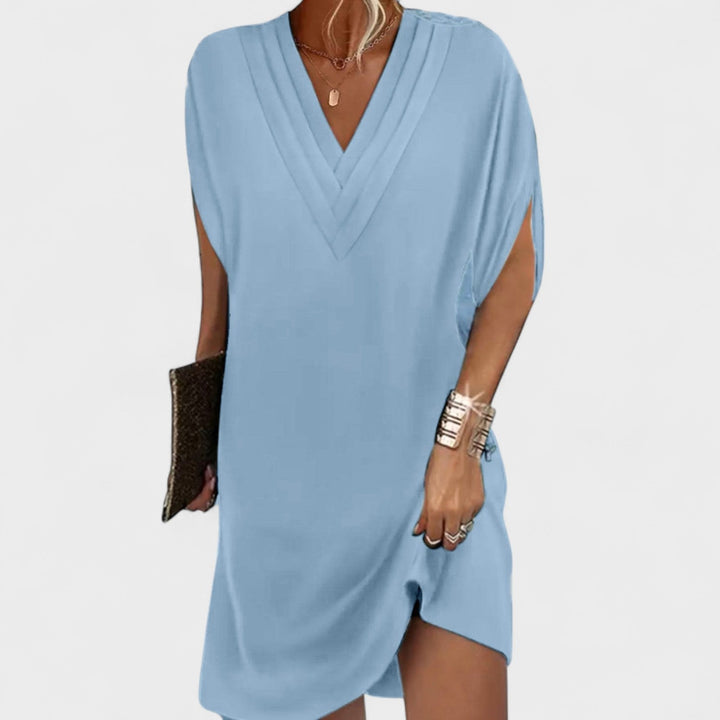 Helena - Elegant dress with open sleeves