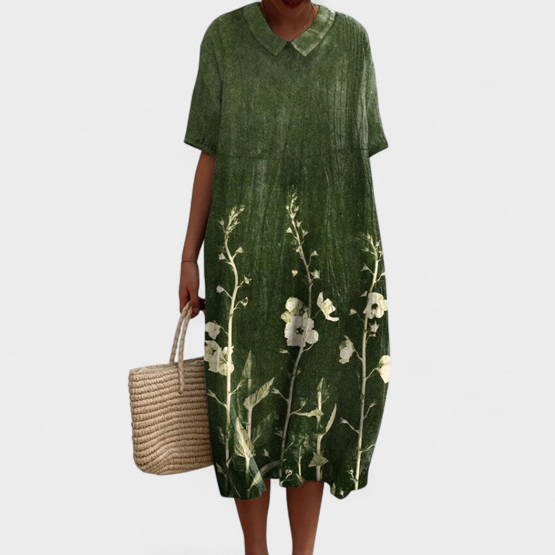 Lorena - värviline suvine kleit