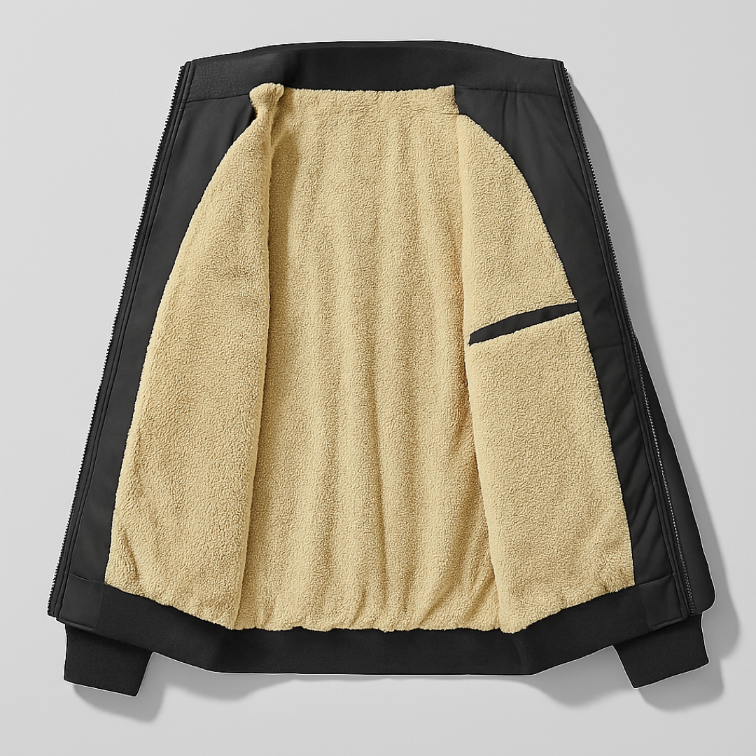 Talvine jakk polaarfliisvooderiga