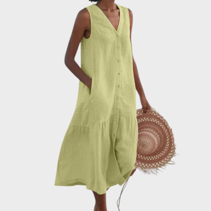 Vita - Elegantne ja mugav kleit V-kaelusega