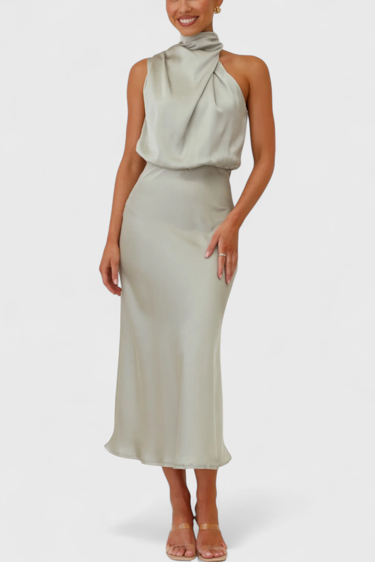 Rina - Elegant Clothing with Draped Collar