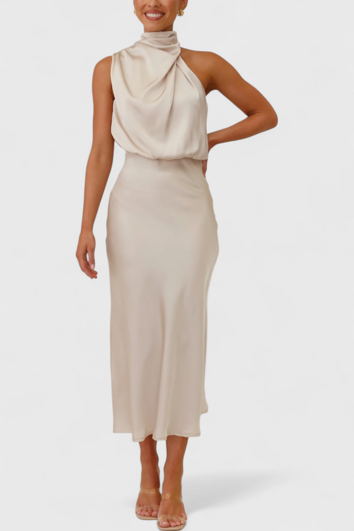 Rina - Elegant Clothing with Draped Collar