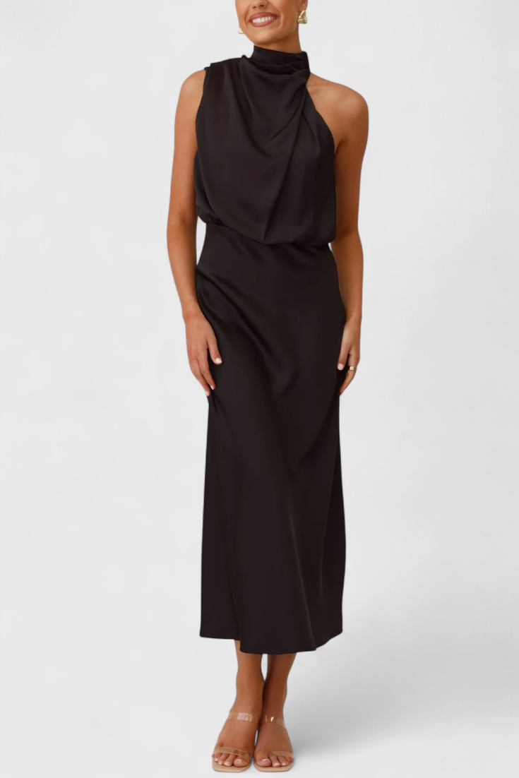Rina - Elegant Clothing with Draped Collar