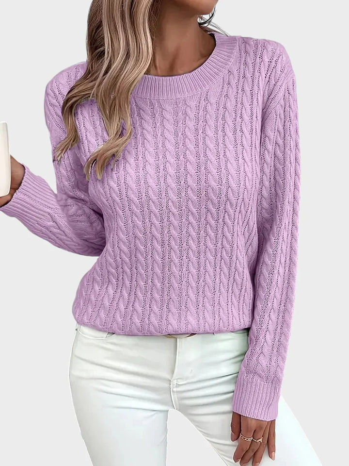 Boža - Naiste kaablimustriga kampsun