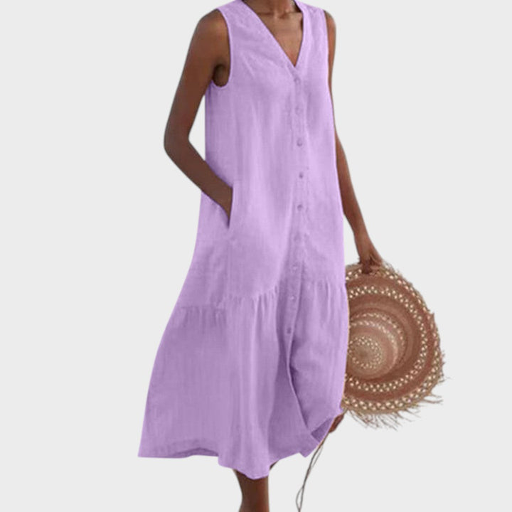 Vita - Elegantne ja mugav kleit V-kaelusega