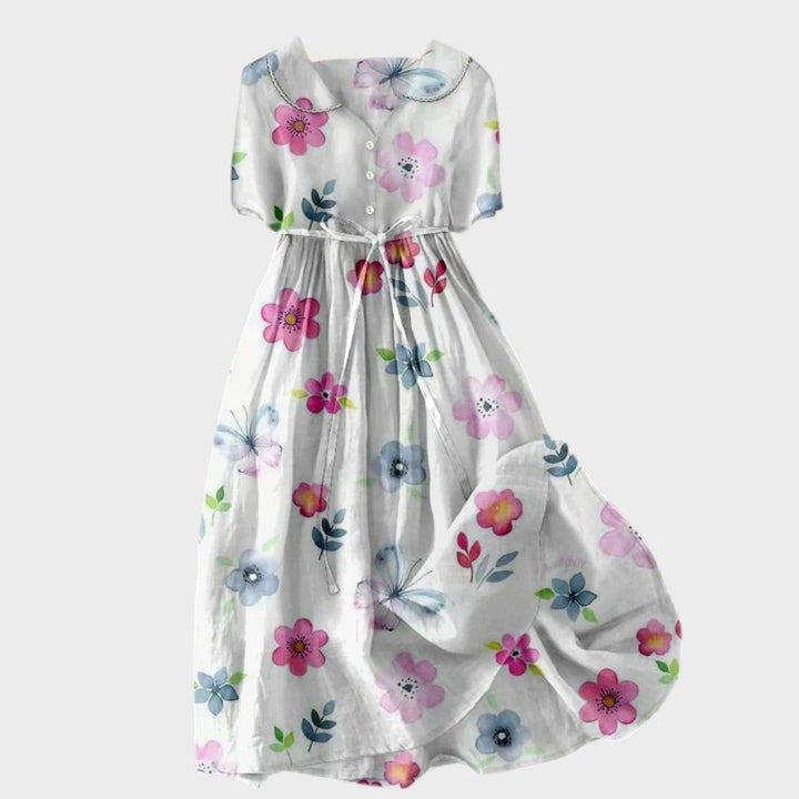 Ena - Suvekleit nööri vööga