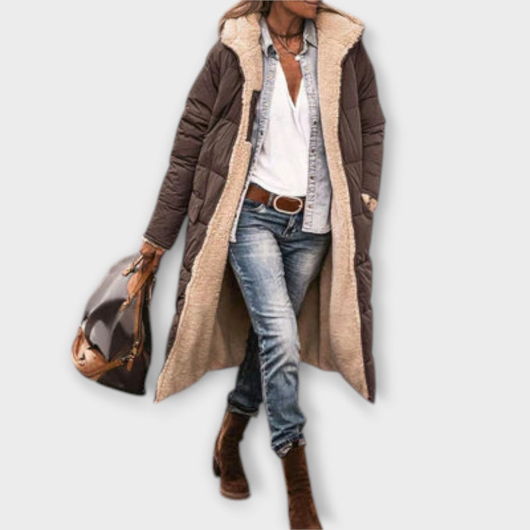 Kora - Fliis mantel puuvillaga