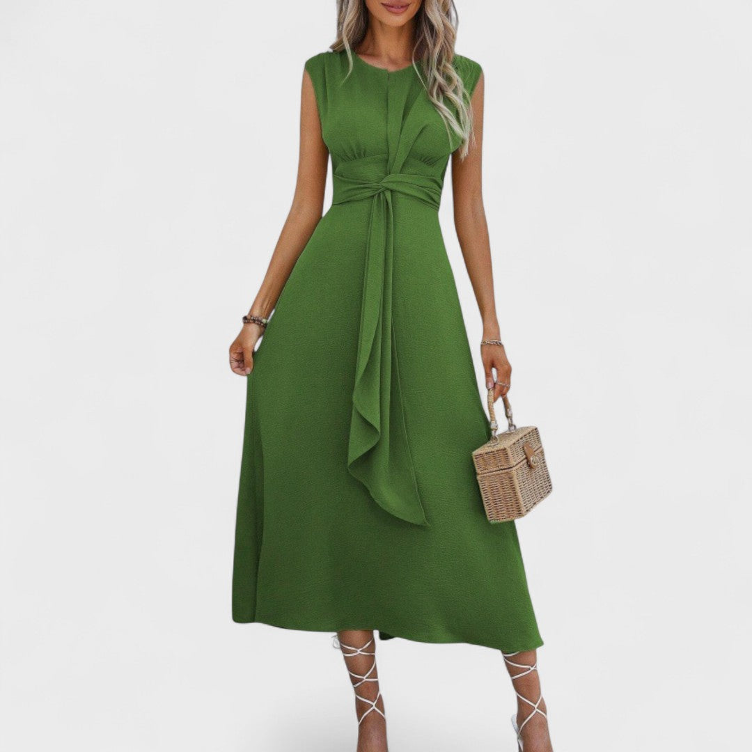 Andrea - elegantne maksimekko varrukateta ringikujulise kaelusega