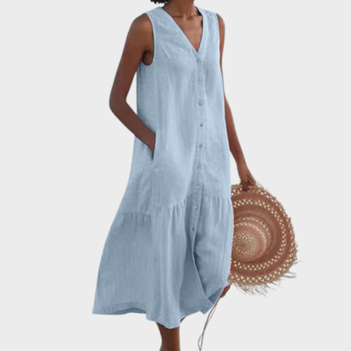 Vita - Elegantne ja mugav kleit V-kaelusega