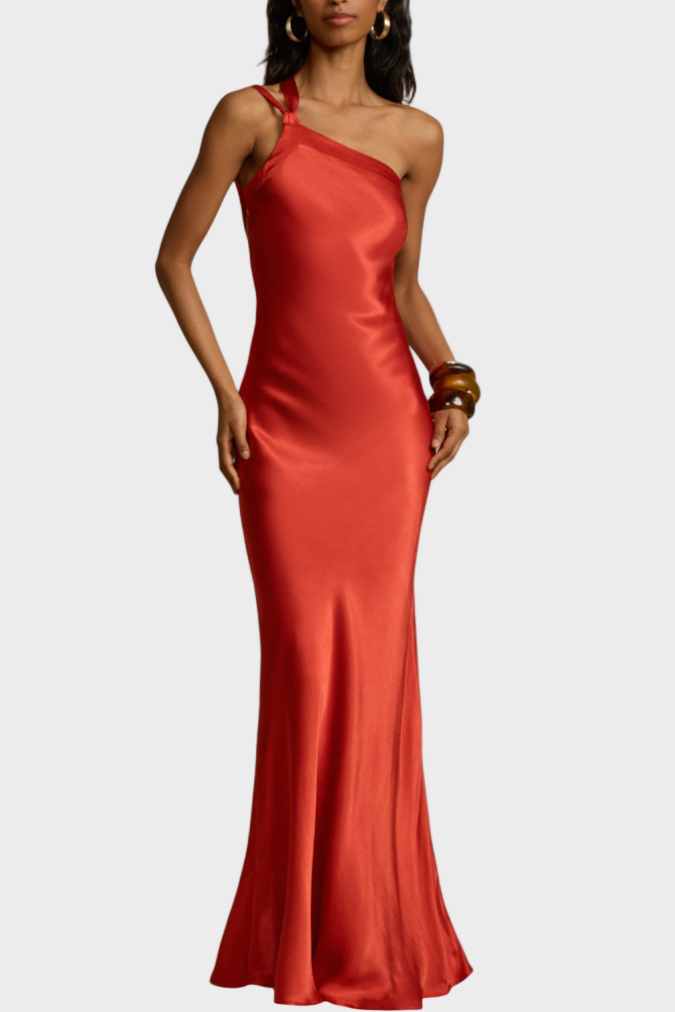 Lucra - Maxi Dress, Size S, with dangling straps and an open back