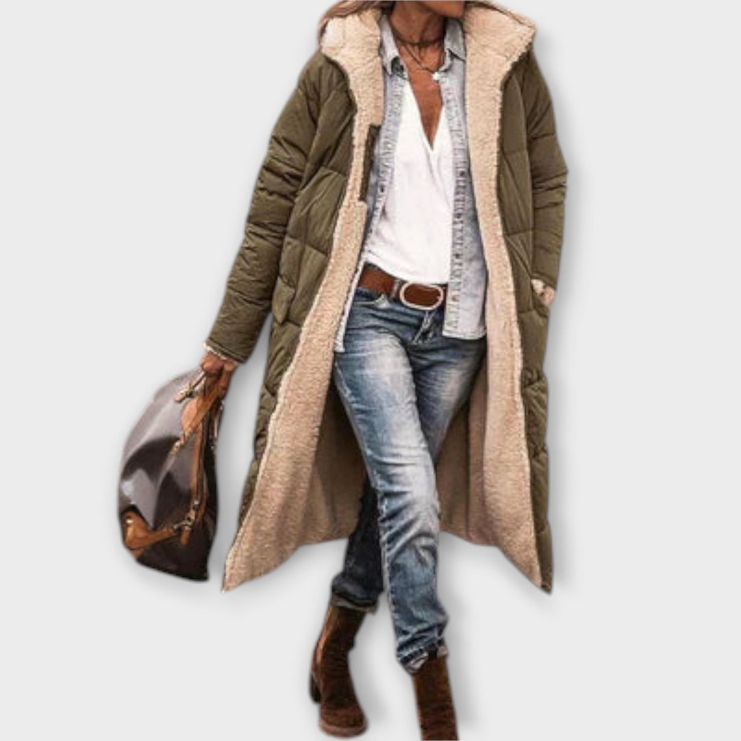 Kora - Fliis mantel puuvillaga