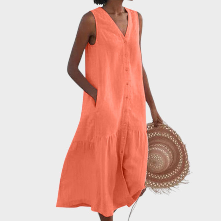 Vita - Elegantne ja mugav kleit V-kaelusega