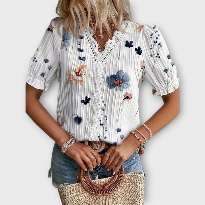 Hermina - V-kaelusega pluus