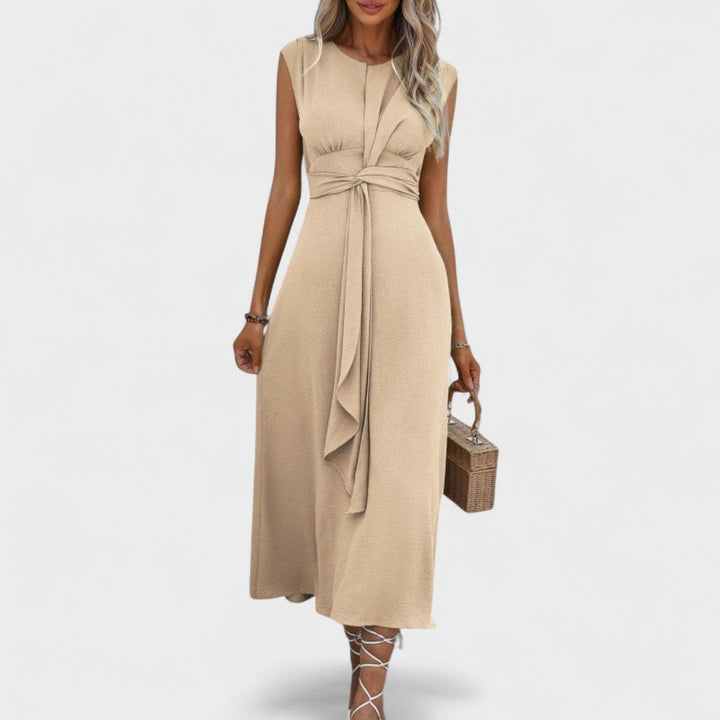 Andrea - elegantne maksimekko varrukateta ringikujulise kaelusega