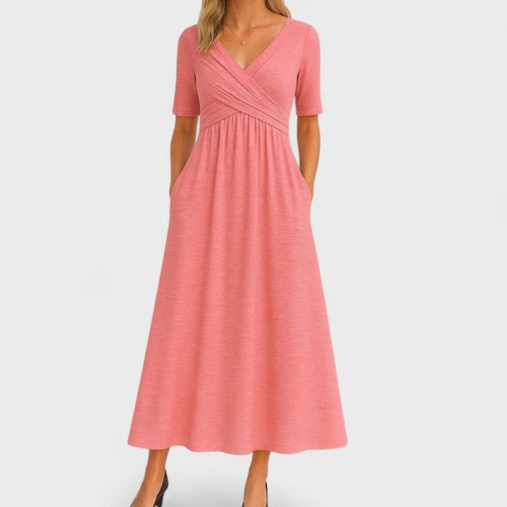 Vilma - Lühikeste varrukatega kleit