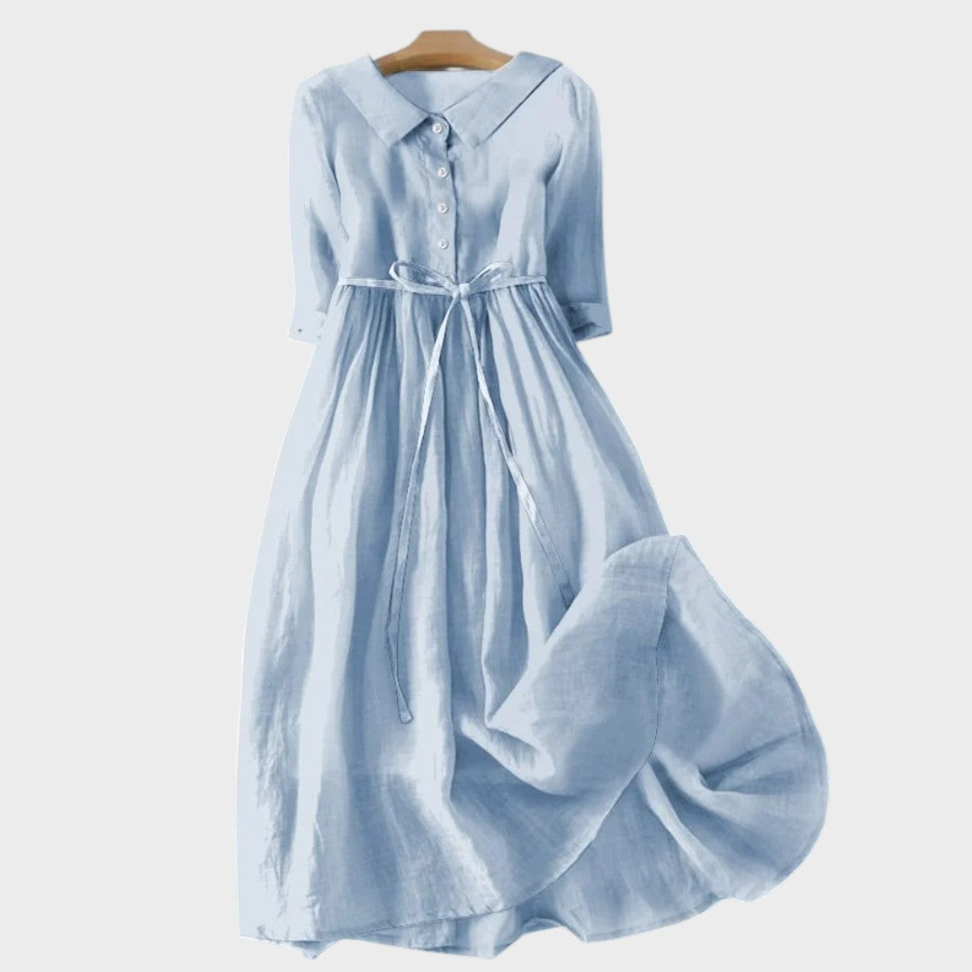 Ena - Suvekleit nööri vööga