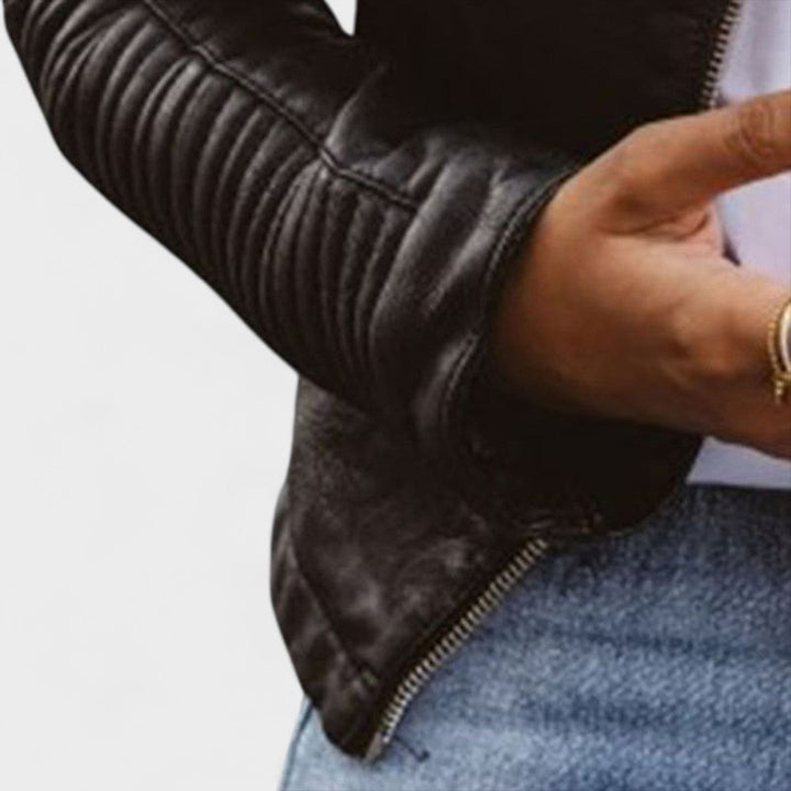 Simona - Elegantne nahast jakk