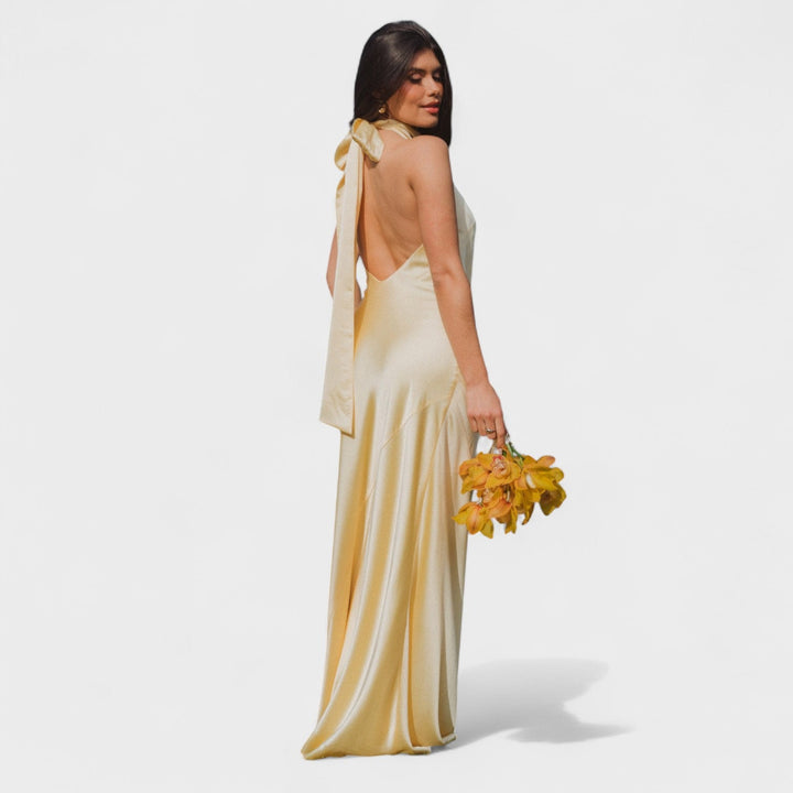 Martina - Dress with an elegant satin bow