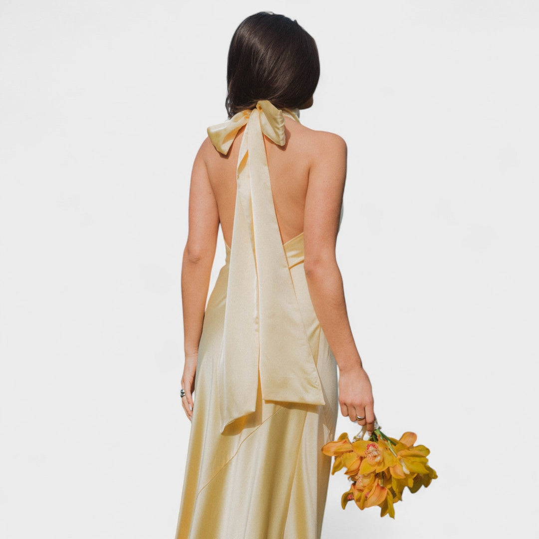 Martina - Dress with an elegant satin bow