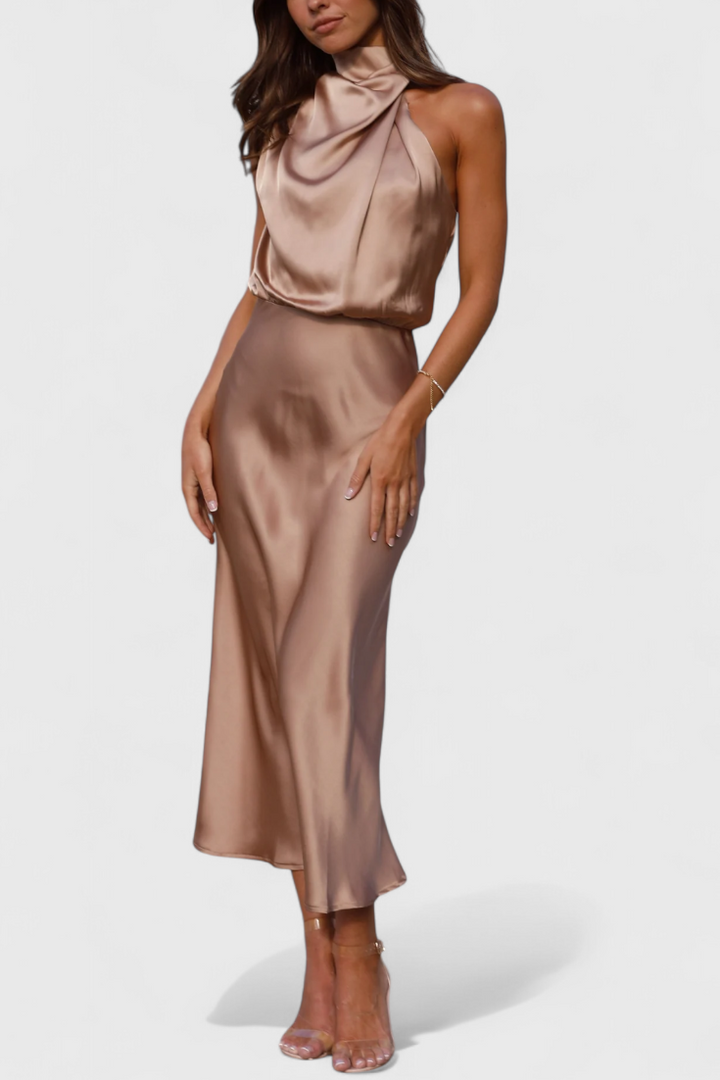 Rina - Elegant Clothing with Draped Collar