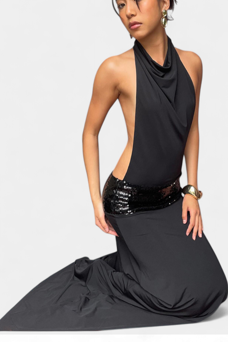 Georgia - Halter Dress Elegance Luxury