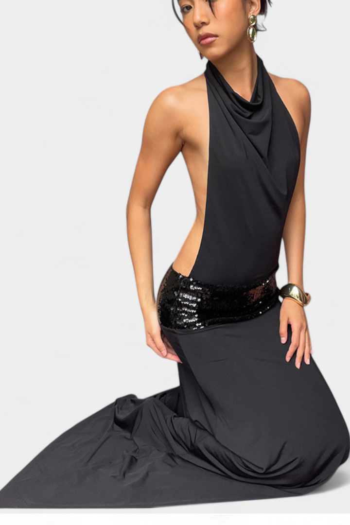 Georgia - Halter Dress Elegance Luxury