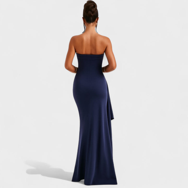 Ema - Long strapless dress