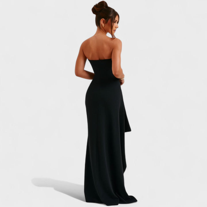 Ema - Long strapless dress
