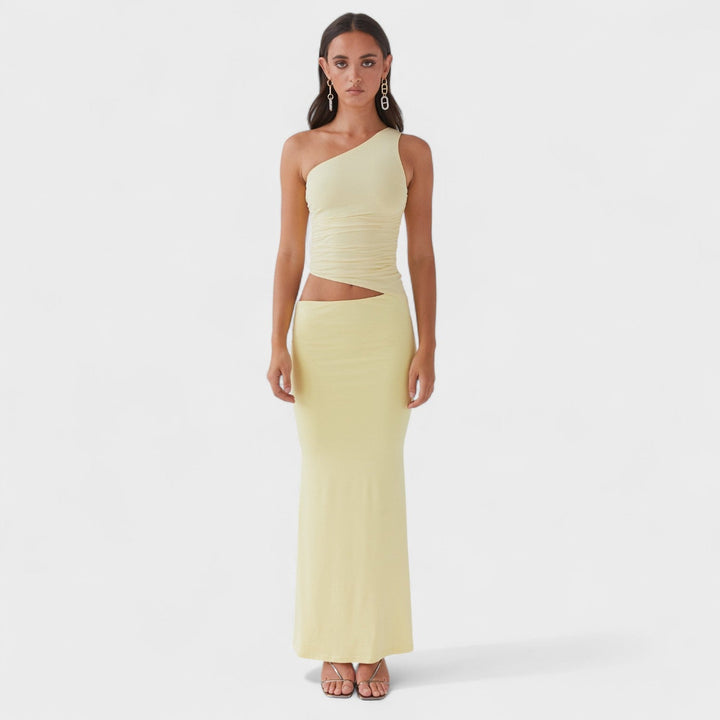 Seranella - Maximum Asymmetric Dress with a Slit