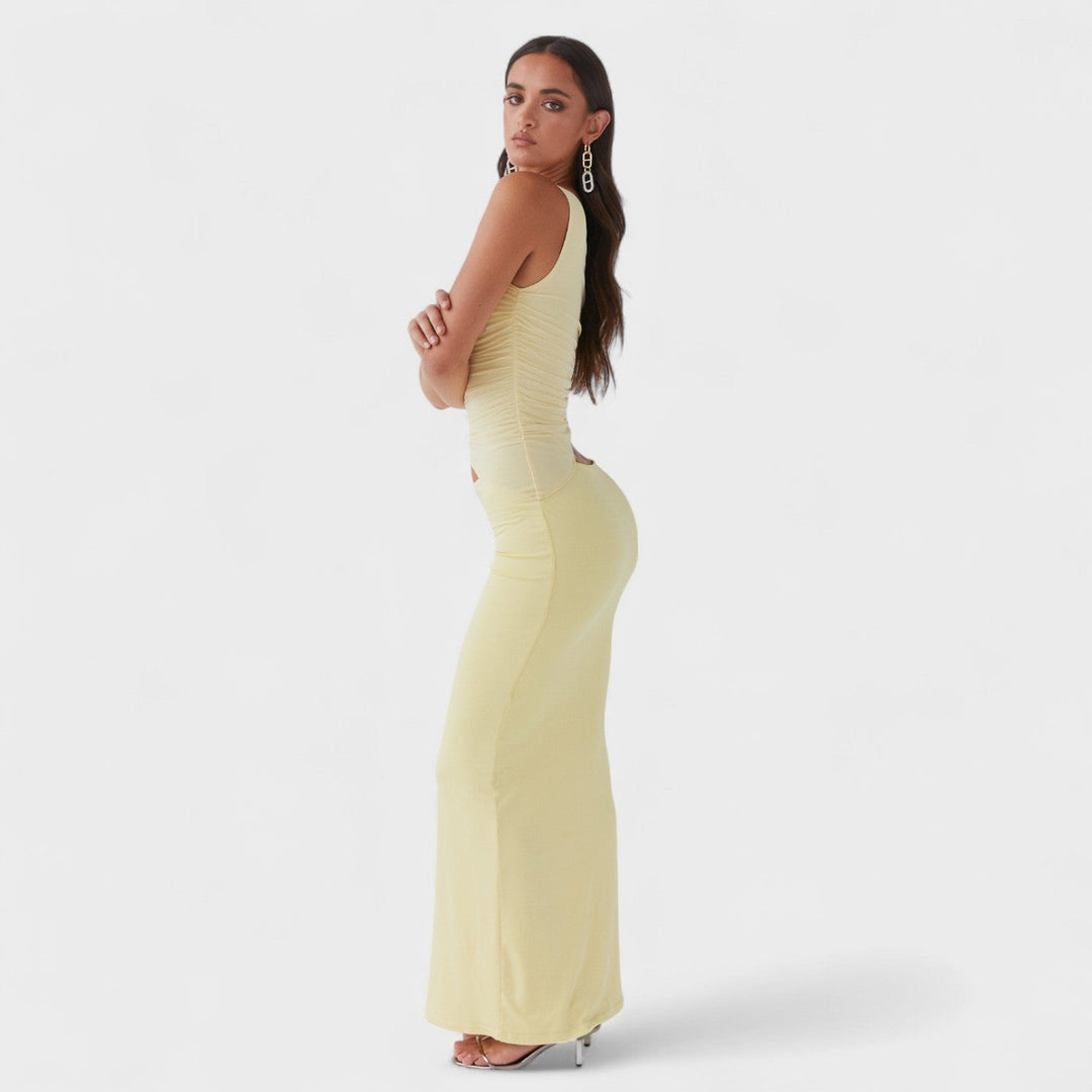 Seranella - Maximum Asymmetric Dress with a Slit