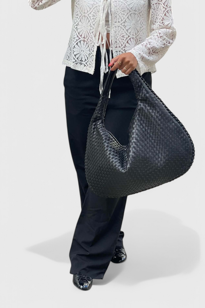 Tilly õlakott kootud kangast