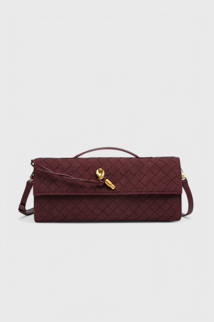 Melanie klassikaline nubuknahast õlakott