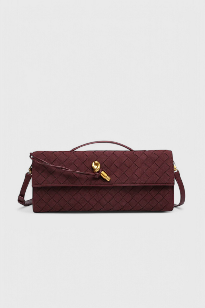 Melanie klassikaline nubuknahast õlakott