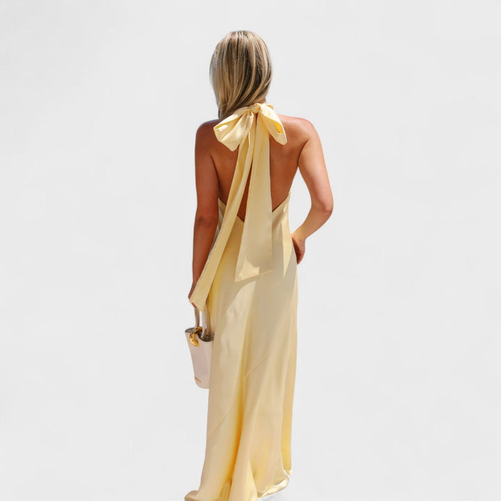 Martina - Dress with an elegant satin bow