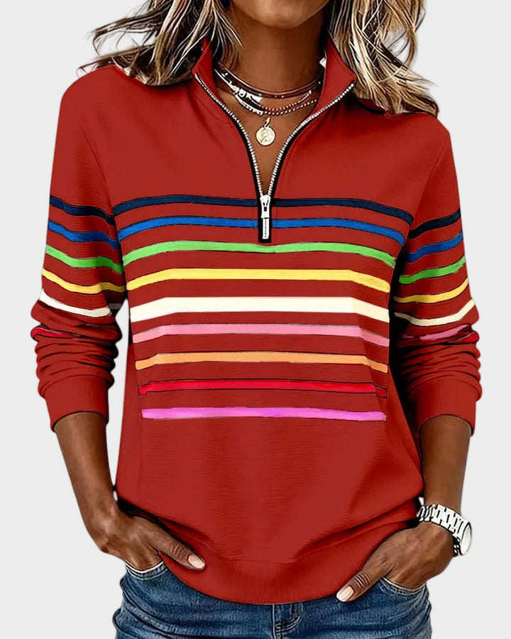 Jana - lukuga kampsun vikerkaaretriibudega