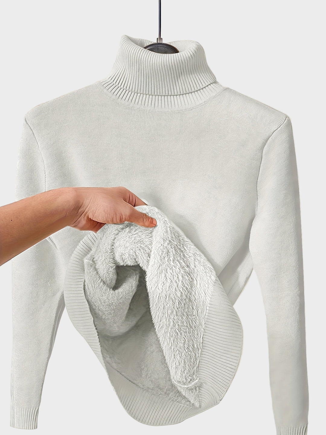 Lea - pehme džemper kõrge kaelusega