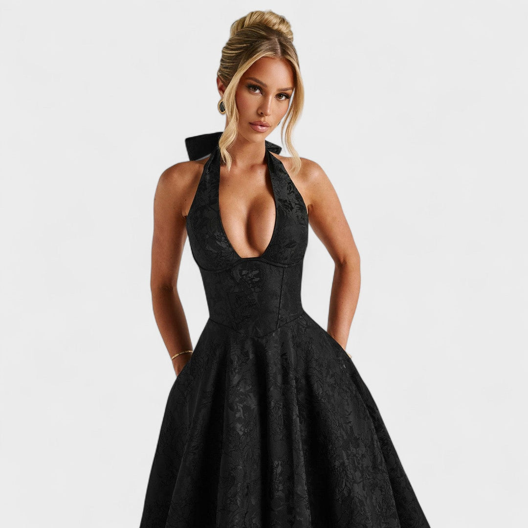 Julieta – midi kleit halter-kaelusega