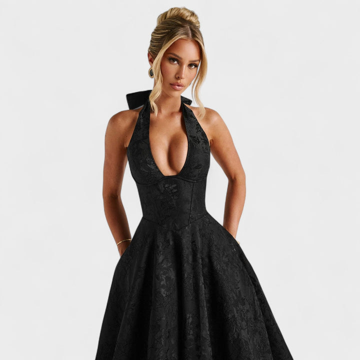 Julieta – midi kleit halter-kaelusega