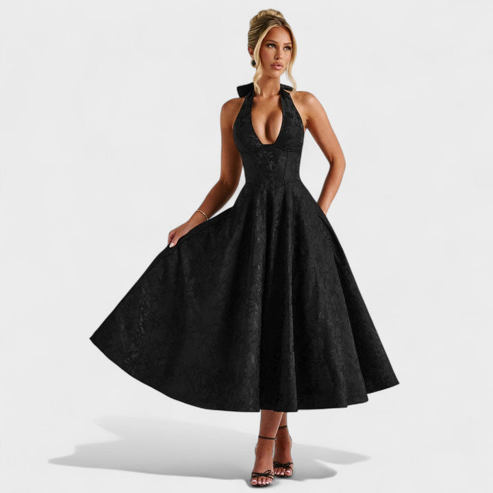 Julieta – midi kleit halter-kaelusega