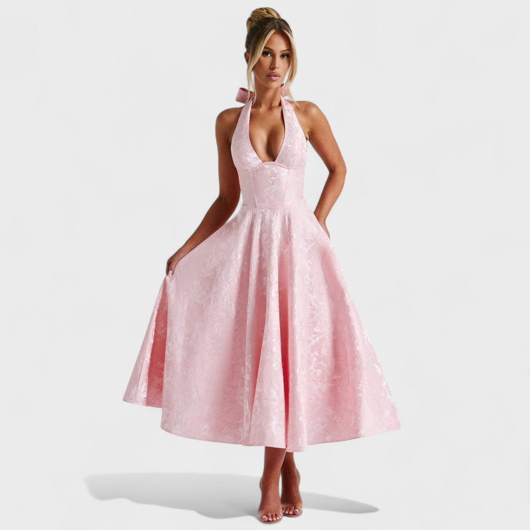 Julieta – midi kleit halter-kaelusega